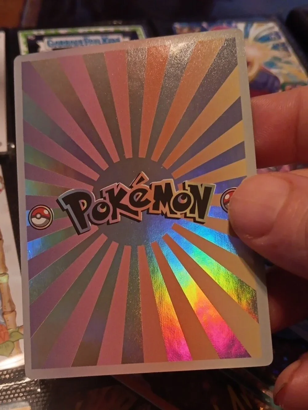 Pokemon Red and White Scorbunny Holographic Soccer Art Card